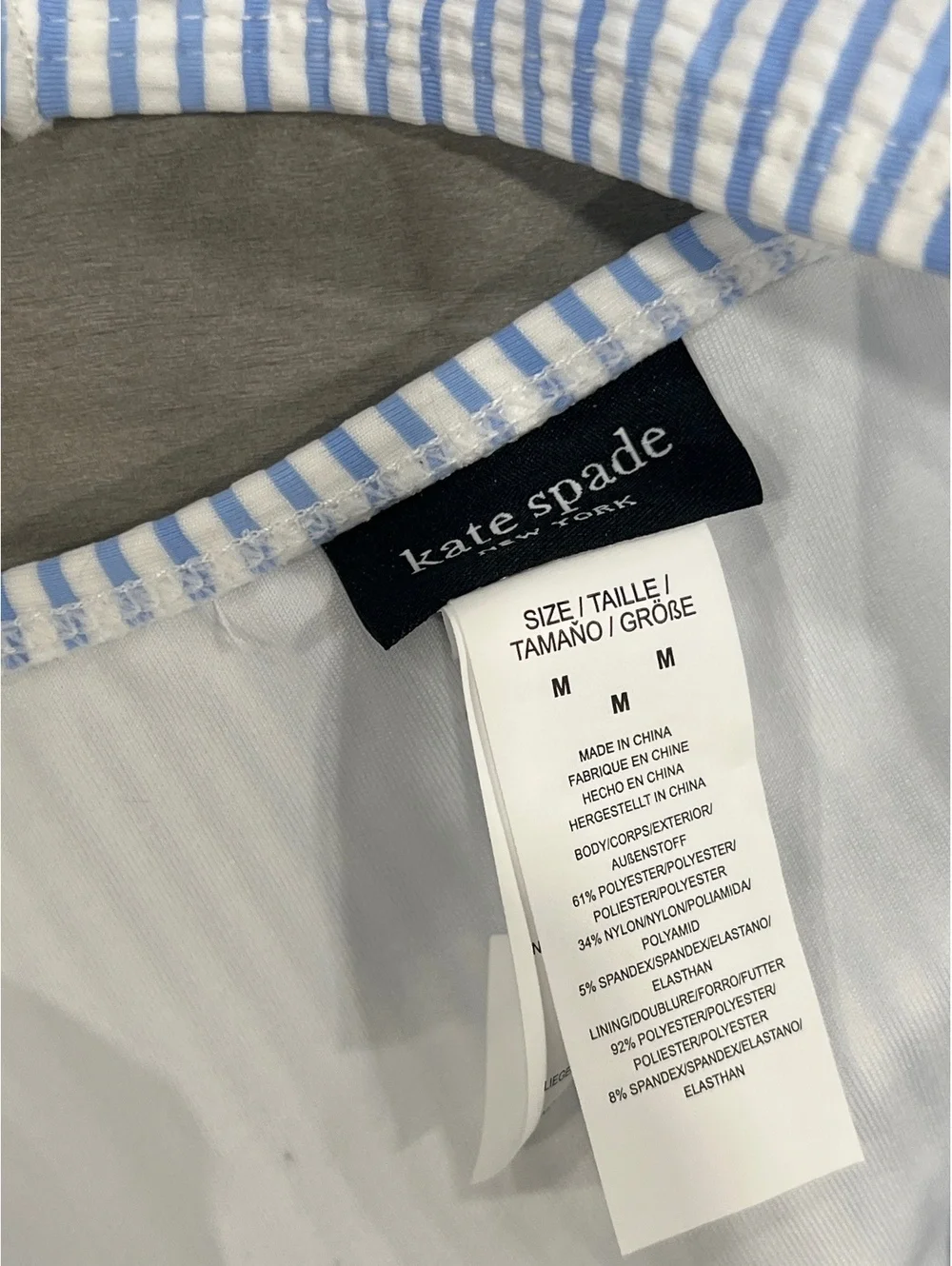 kate spade new york Seamed Underwire Bra Bikini Top & High Cut Bikini Bottom